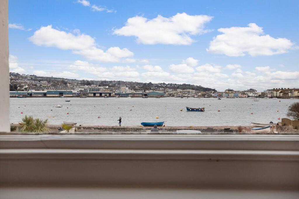 Beach Front Flat Shaldon With Parking Eksteriør billede