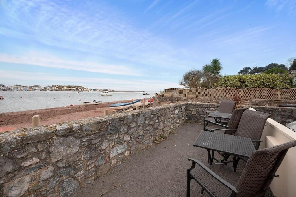 Beach Front Flat Shaldon With Parking Eksteriør billede