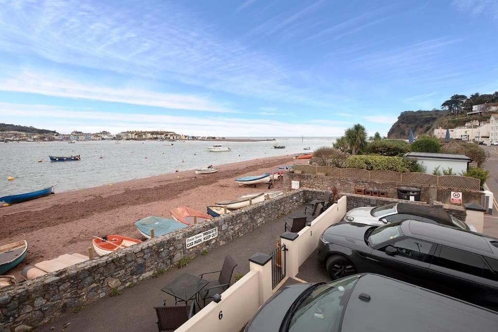Beach Front Flat Shaldon With Parking Eksteriør billede