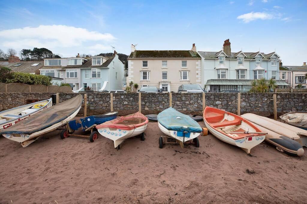 Beach Front Flat Shaldon With Parking Eksteriør billede